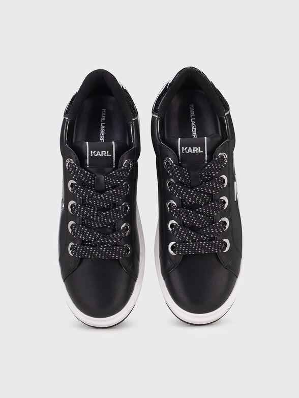 KAPRI LUG sports shoes in leather with logo - 6