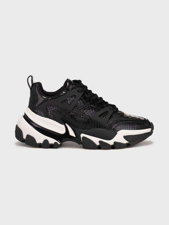 NICK black sports shoes - 1