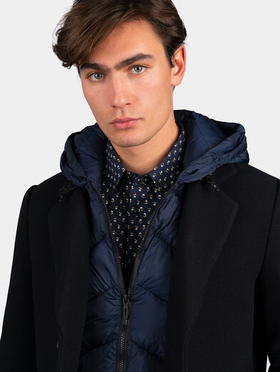 JORDAN coat in dark blue color - 3