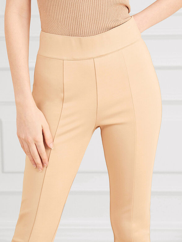 Leggings in beige color - 3
