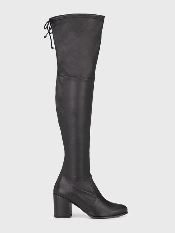 TIELAND genuine leather heeled boots - 1