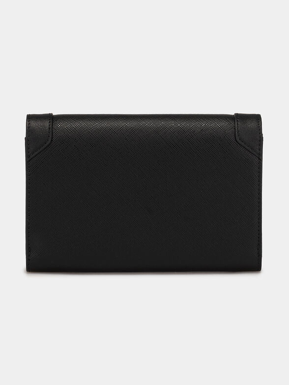 Black purse with logo detail - 2