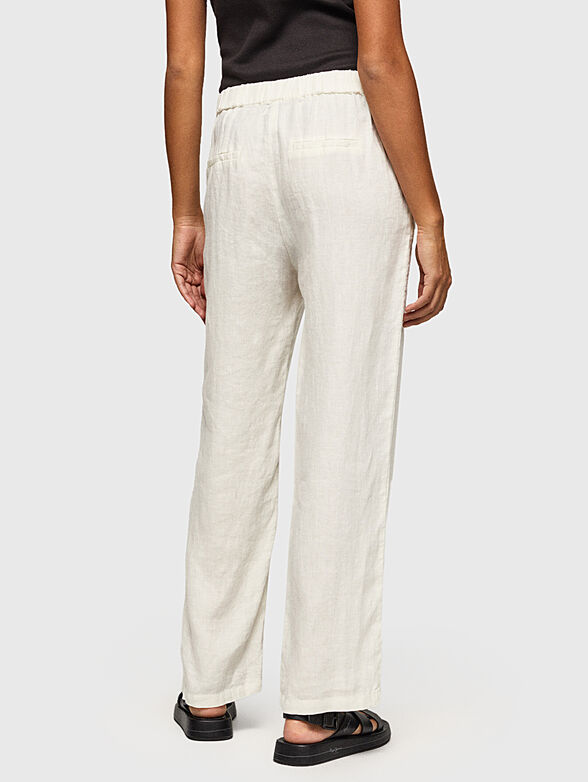 CAILIN black viscose blend pants  - 2