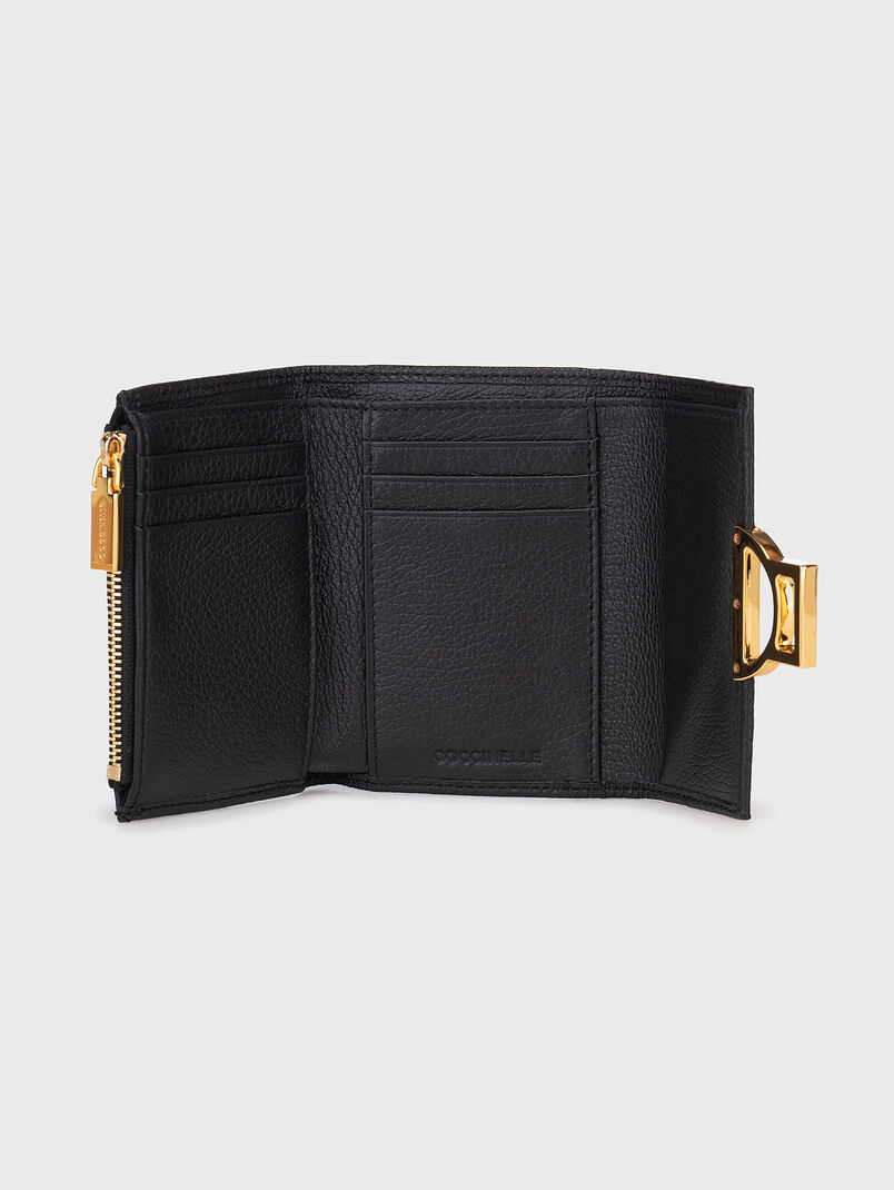 Black leather wallet - 3