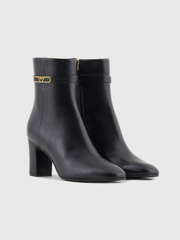 Nappa leather heeled ankle boots - 2