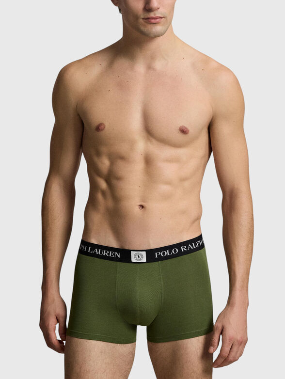 Set of three pairs of cotton-blend boxer shorts - 2