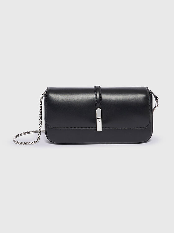 Small leather bag with silver details - 1