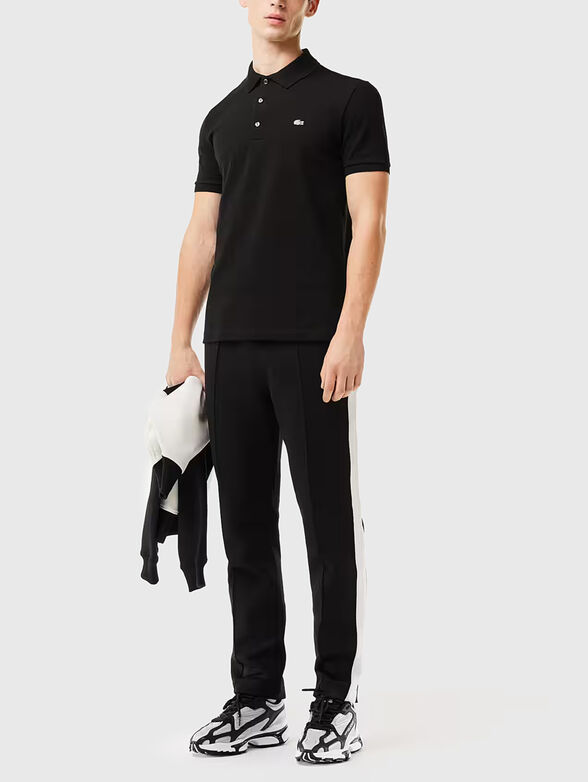 Slim-fit polo shirt in black - 2