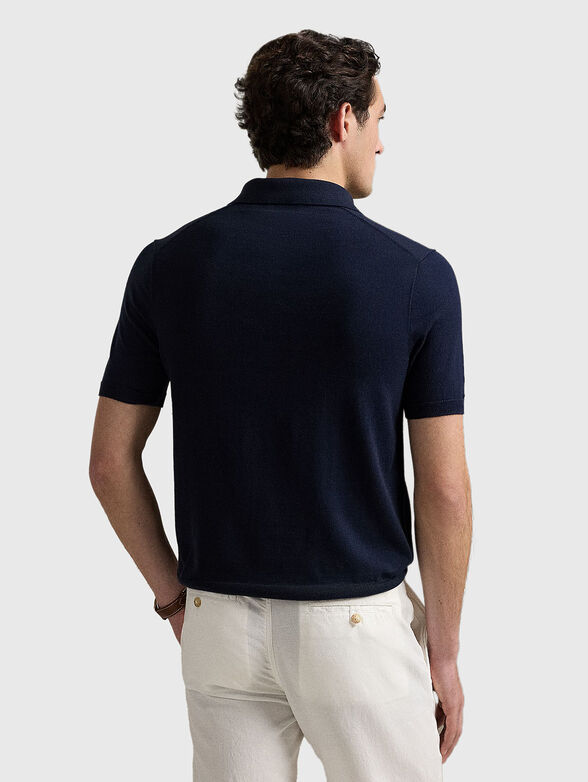 Cotton polo collar jumper - 3