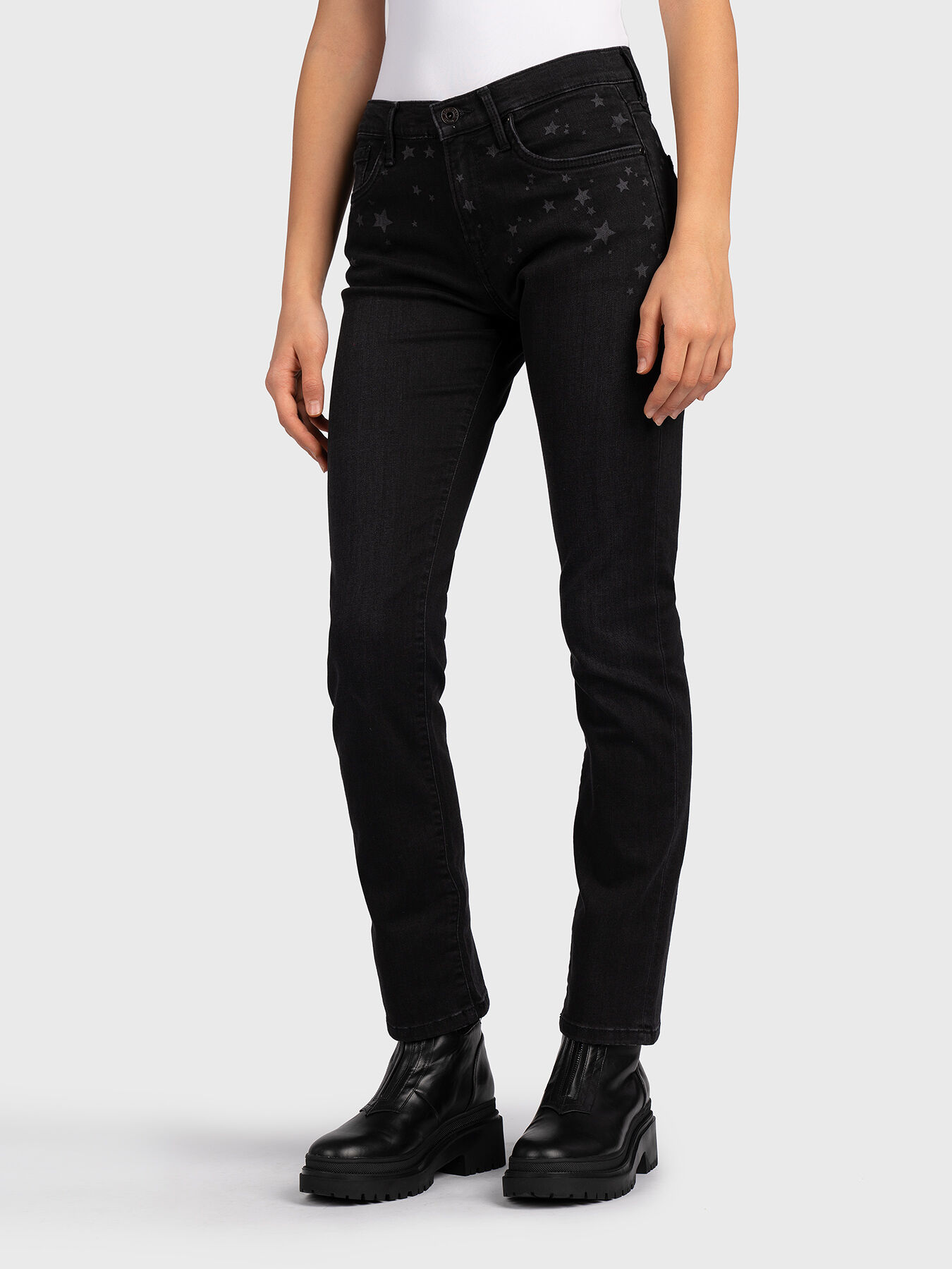 GRACE STAR jeans with star print brand 
