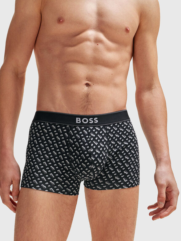 Boxers with monogram print - 1