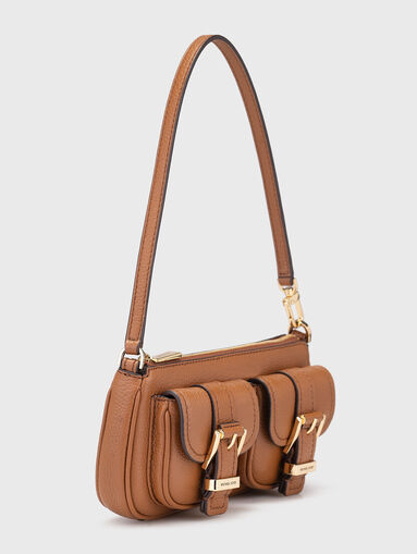 Leather bag with logo detail - 3