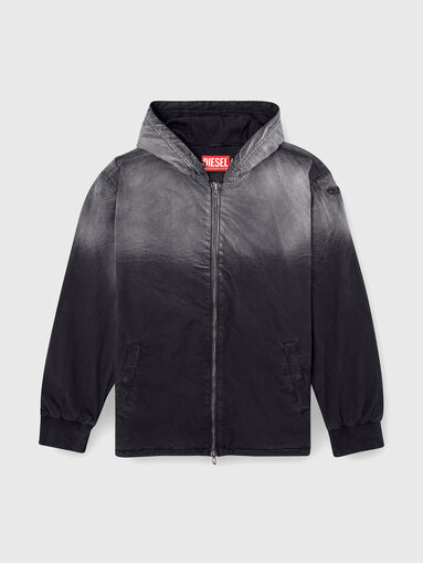 Hooded jacket with logo - 4