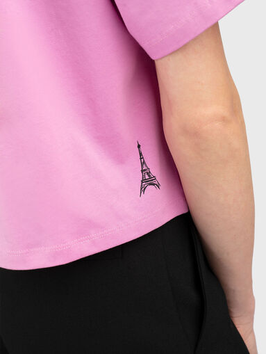 Short T-shirt with print - 5