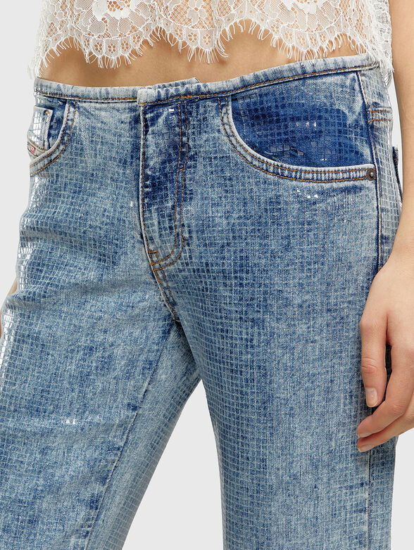 D-SHARK-S jeans with shiny effect - 3