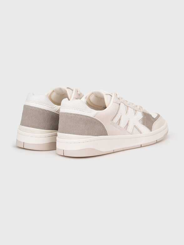 Leather and suede sneakers - 3