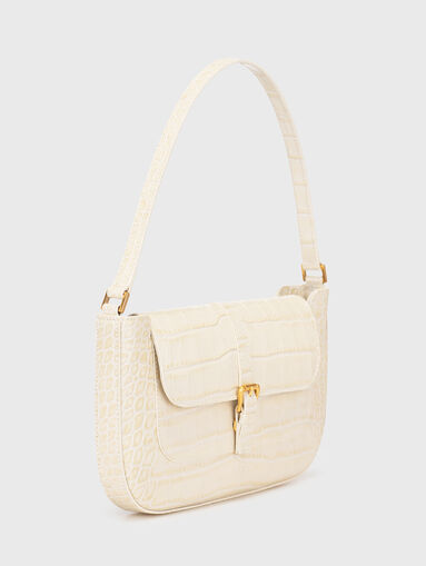 MIRANDA croco embossed shoulder bag - 3
