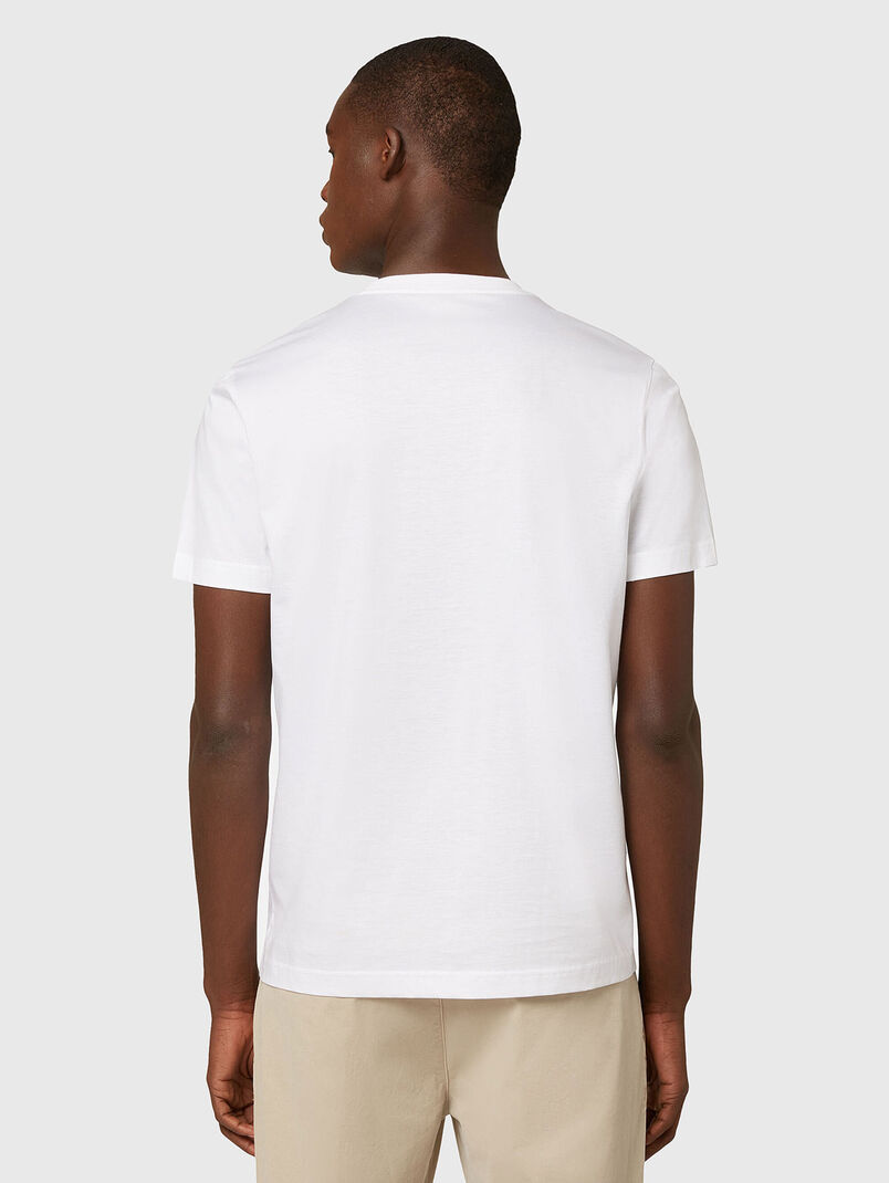 White cotton T-shirt  - 3