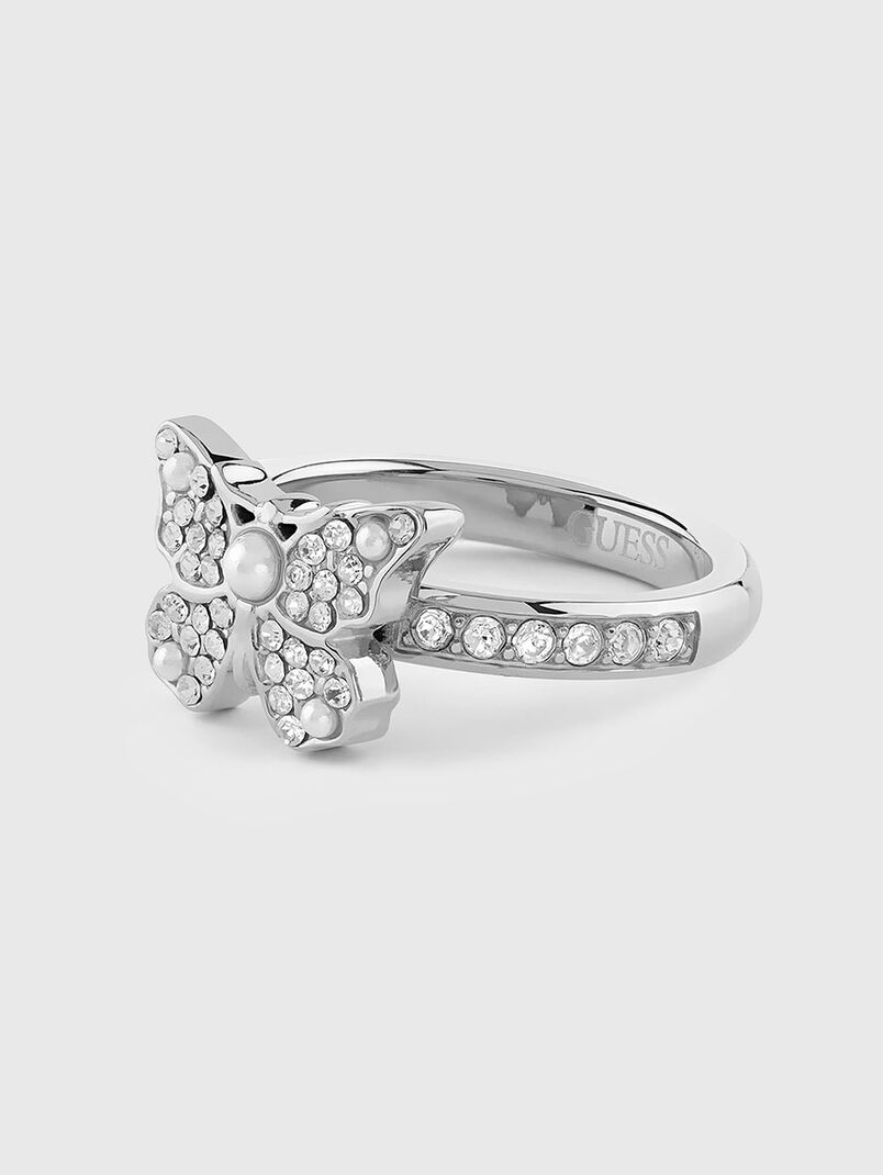 Ring with rhinestones - 3