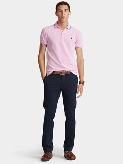 Polo-shirt in pink color - 4