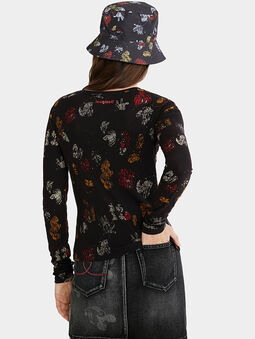 Blouse with Mickey Mouse print - 4