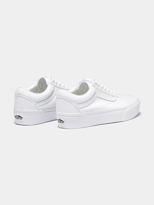 White platform sneakers - 3