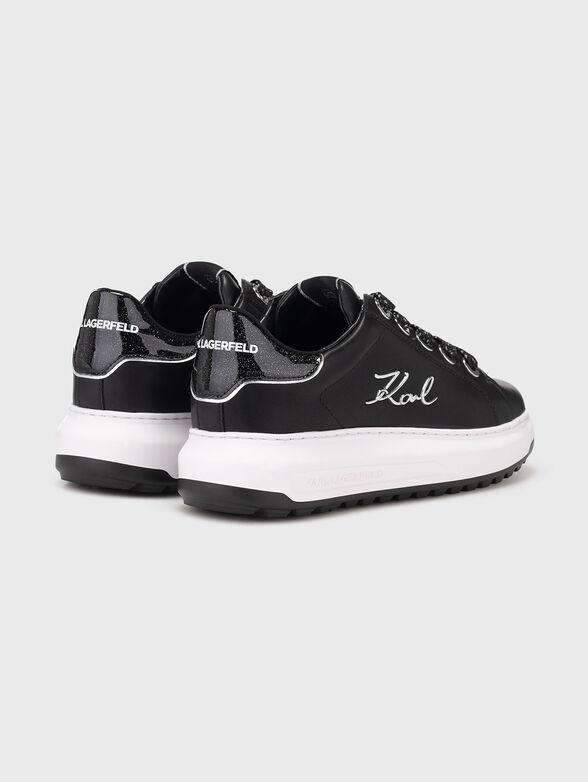 KAPRI LUG sports shoes in leather with logo - 3