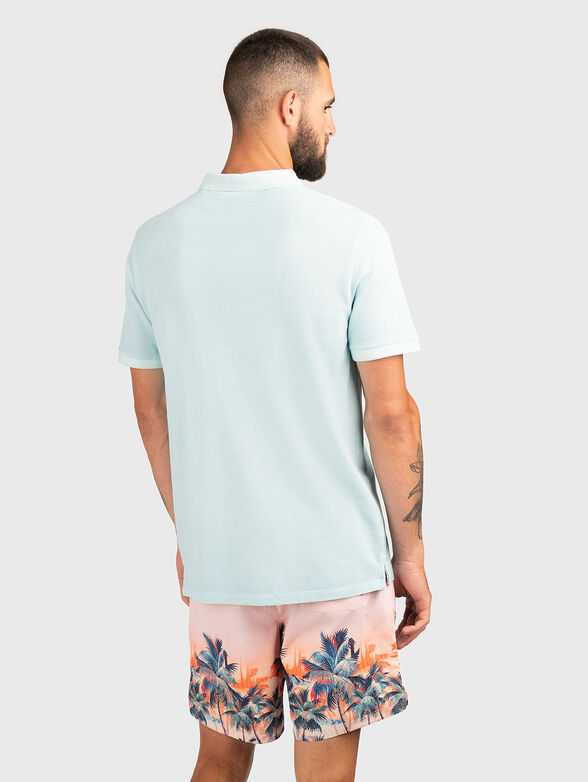 Short sleeve cotton polo shirt - 3