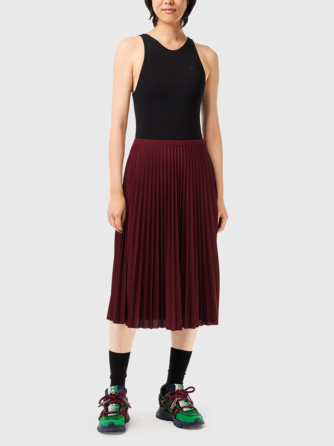★LACOSTE★ Women's ripstop skirt black JF718E-55G031 27303215_58477747_300.jpg