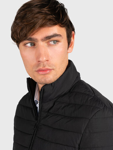 Black quilted jacket - 3