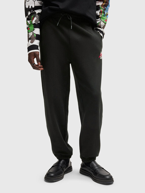 Sports trousers with logo - 1