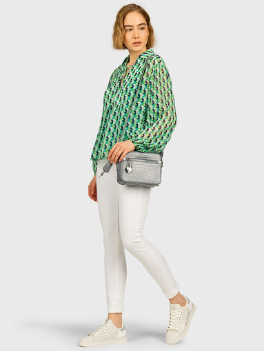 ANDREA Blouse with retro print - 4