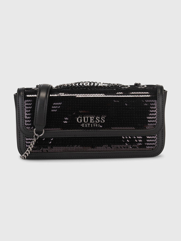 Black sequins crossbody Bag - 1