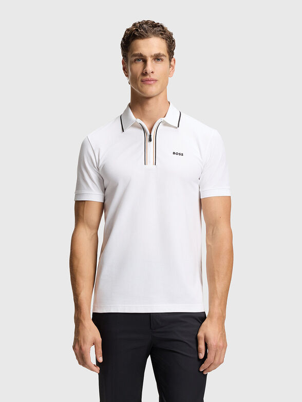 ACTIVE SLIM FIT polo-shirt with zipper - 1