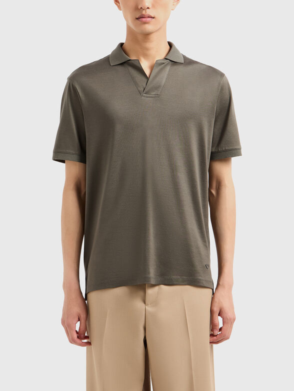 Polo shirt with logo detail  - 1