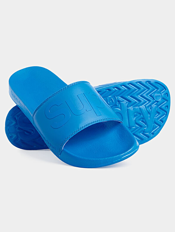 Blue beach shoes - 1