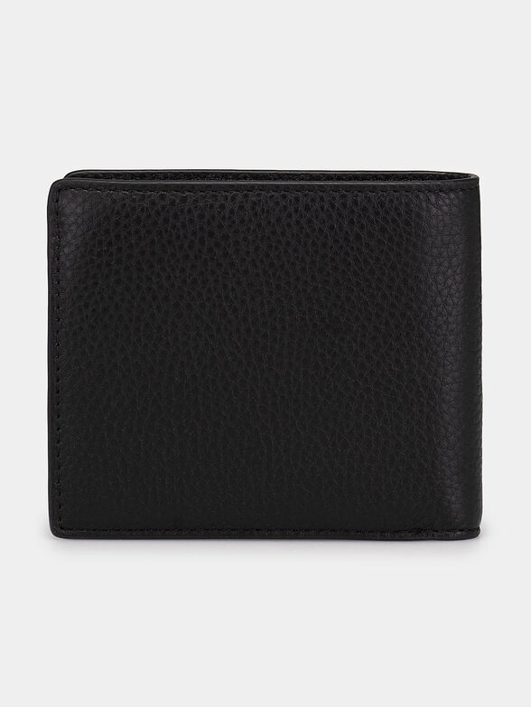 Leather wallet with logo detail - 2
