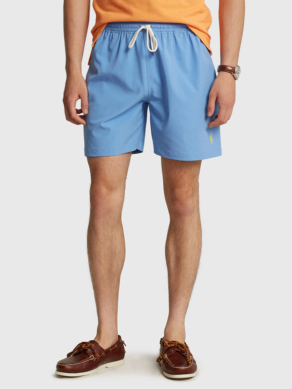 Beach shorts in light blue - 1