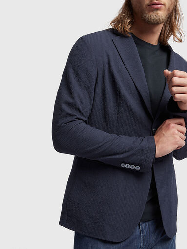 Slim double breasted blazer - 4