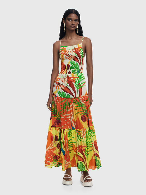 Tropical ruffle dress - 1