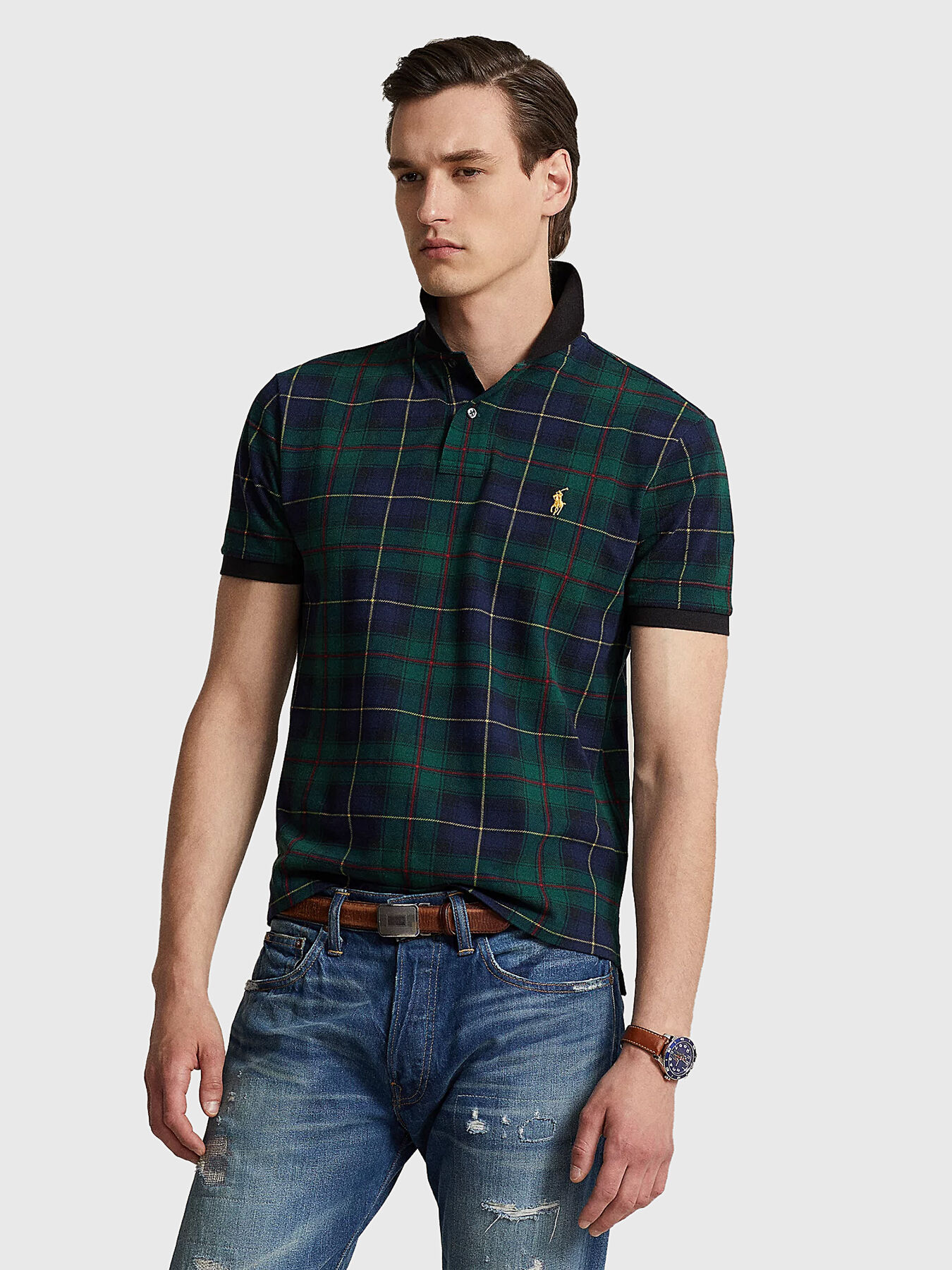 Checked polo shirt brand POLO RALPH LAUREN — Globalbrandsstore.com/en