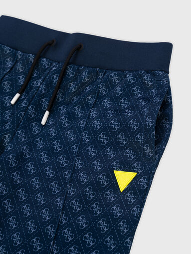 Logo effect sport pants - 4