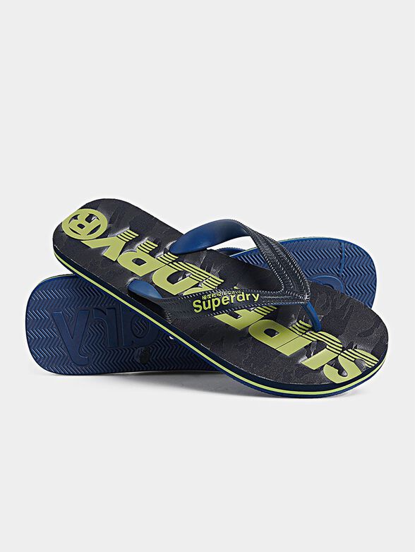 Flip flops with camouflage print - 1