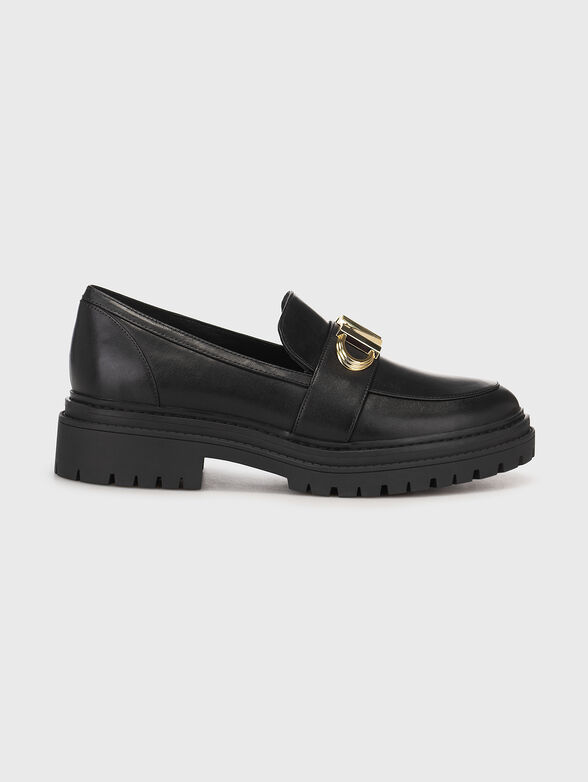 PARKER black leather loafers - 1