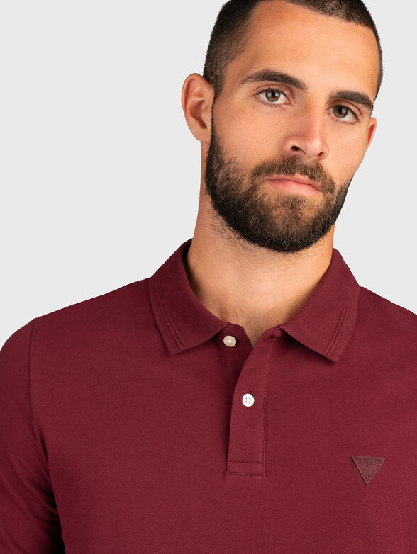 Black cotton polo-shirt LYLE  - 4