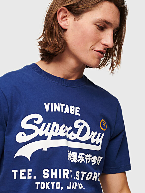 VINTAGE T-shirt with contrast print - 4