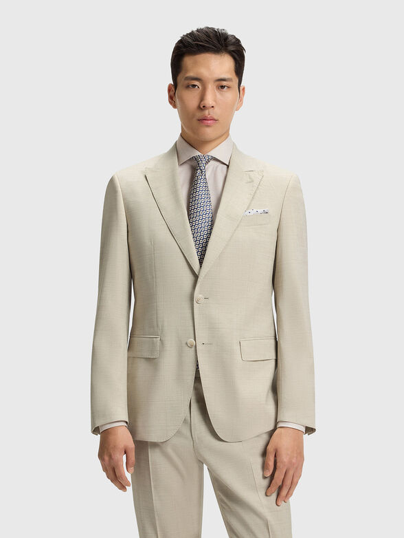 Slim wool blend suit - 4