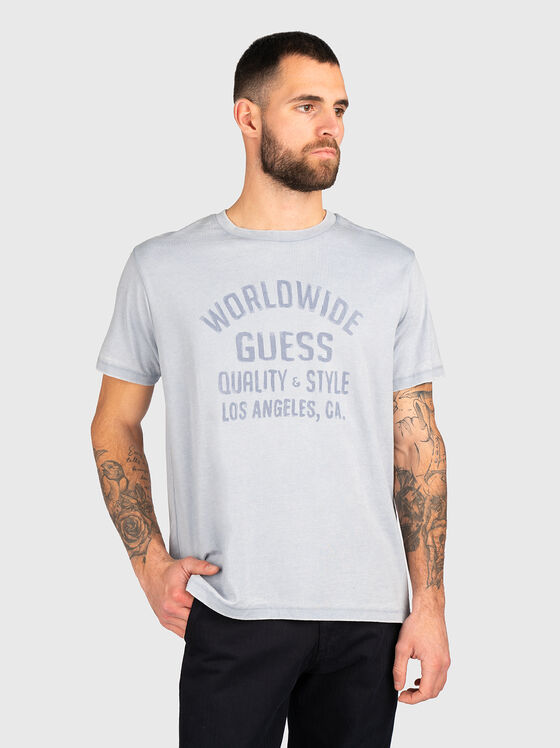 Тениска с лого принт - 1