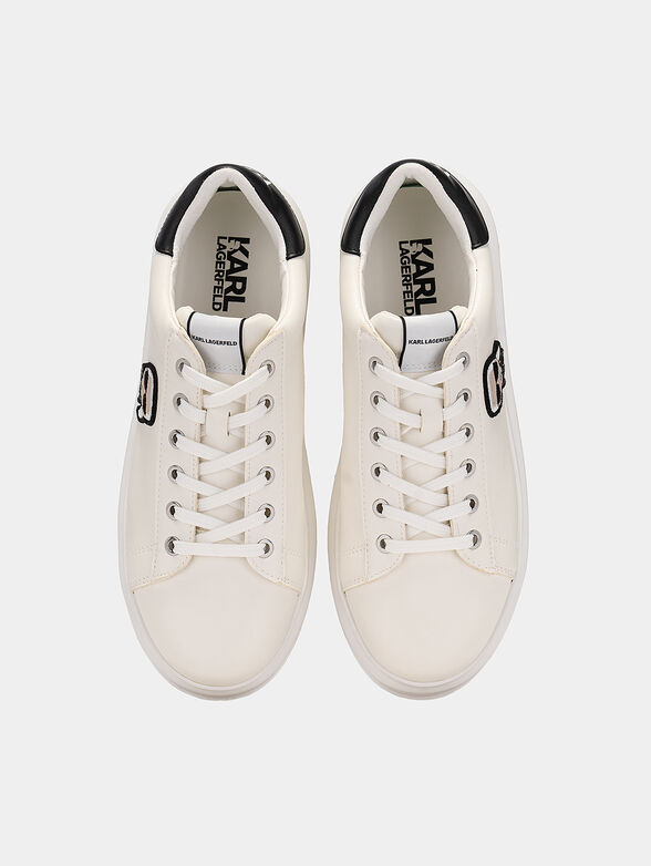 KAPRI IKONIC black sneakers with embossed logo - 6