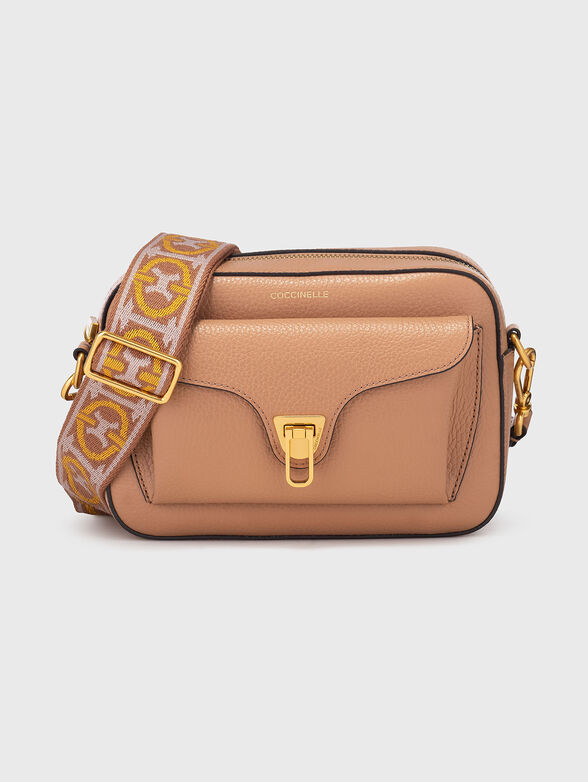 Crossbody bag with accent strap - 1